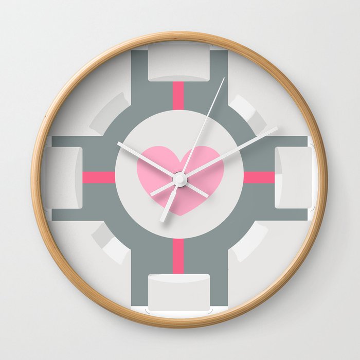 Portal companion cube  Wall Clock