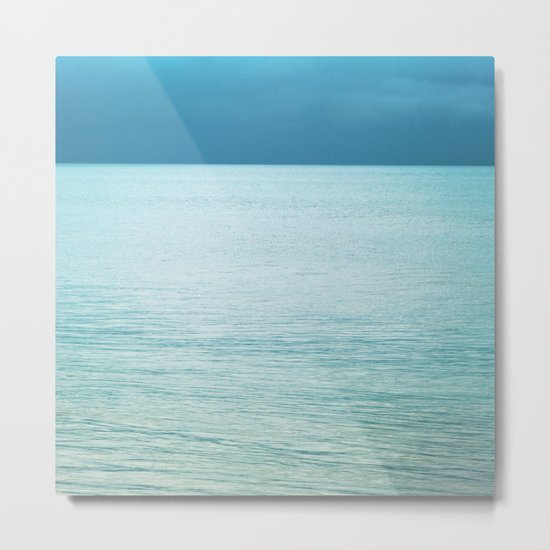 Softly the Sea Metal Print