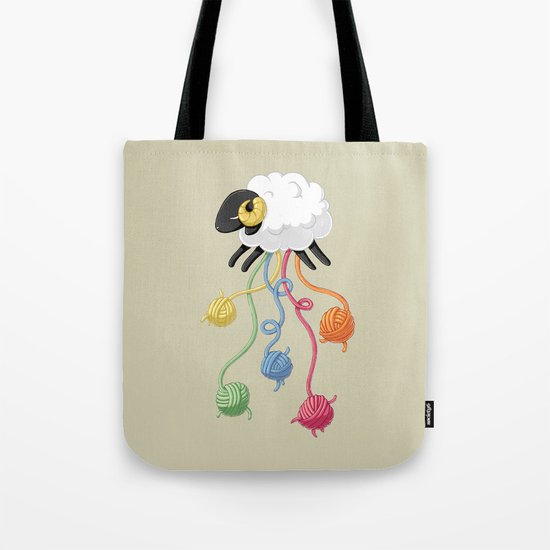 Wool Thread Tote Bag