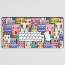 Puerto Rico architecture pattern in spring Desk Mat