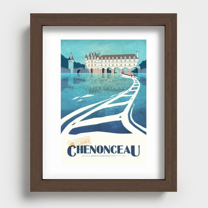Château de Chenonceau Recessed Framed Print