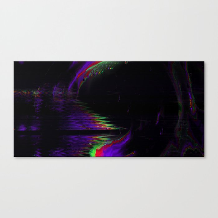 Neon Shapes Canvas Print