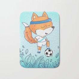 Soccer Fox Bath Mat