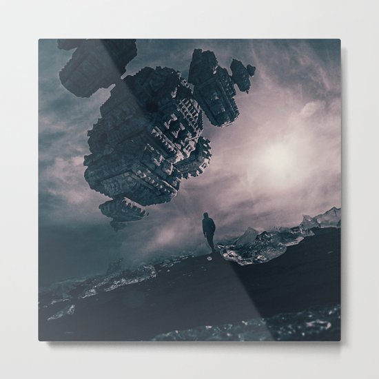 The Structure Metal Print