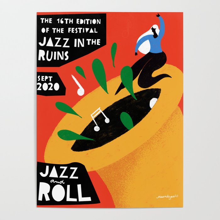 Jazz and roll Poster