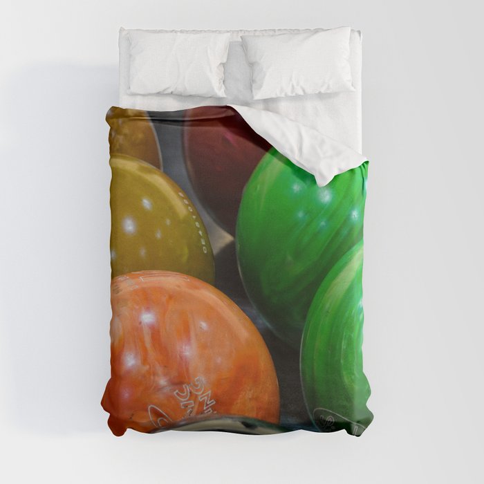 Bowling Balls Duvet Cover