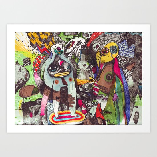 Bedtime Stories Art Print
