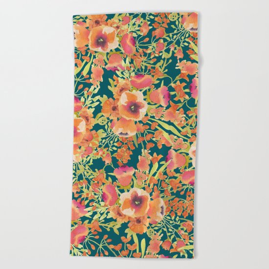 Floral Bunch #society6 #decor #buyart Beach Towel