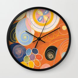 The Ten Largest, Group IV, No.4 by Hilma af Klint Wall Clock
