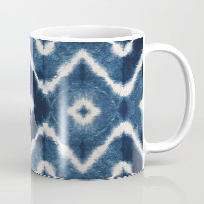 Shibori, tie dye, chevron print Coffee Mug