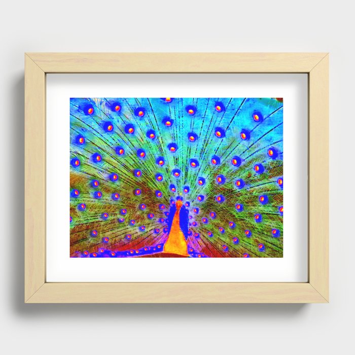 Quirky Bird Recessed Framed Print