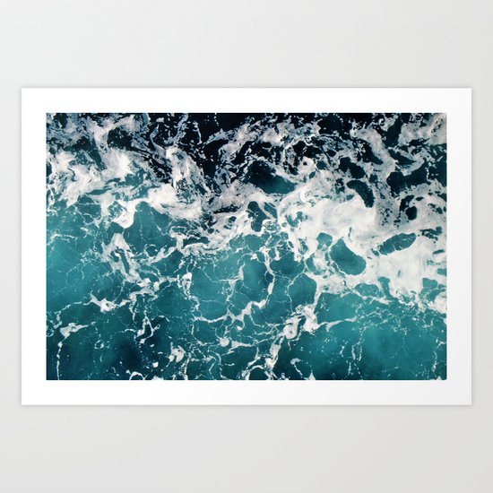 Churning Water Art Print