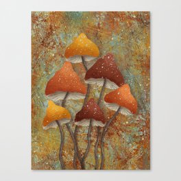 Mushrooms Canvas Print