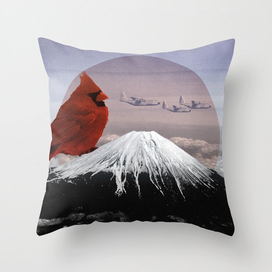 Mountain Song Throw Pillow