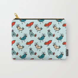 Colorful Little Birds 2 Carry-All Pouch