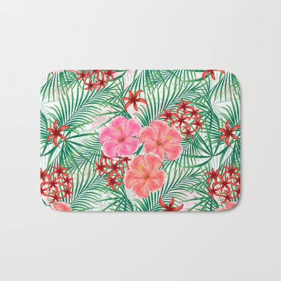 Tropical pattern. Bath Mat