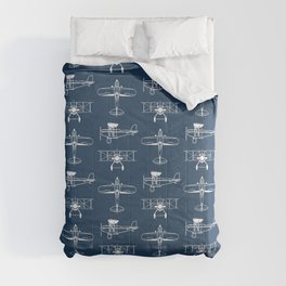 Biplanes // Navy Comforter