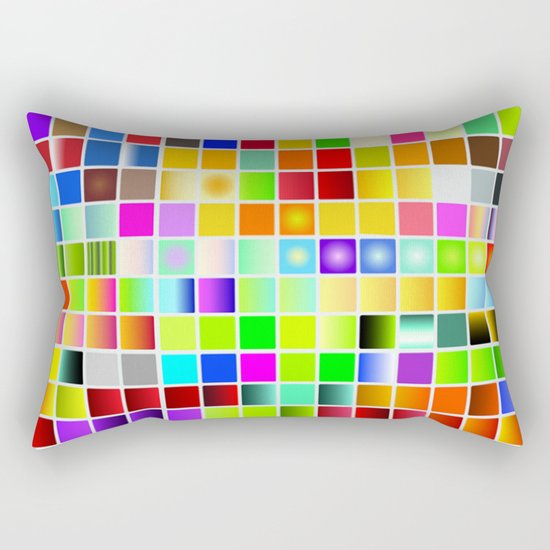 Palette color Rectangular Pillow