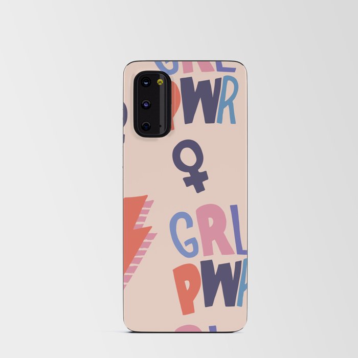 Girl Power Seamless Pattern Android Card Case