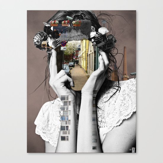 Crazy Woman - Lara Lisa Bella Canvas Print