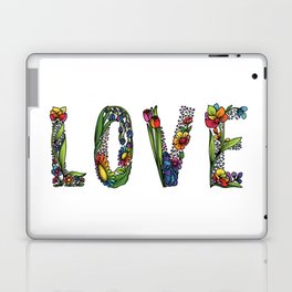 Floral Rainbow LOVE  Laptop Skin