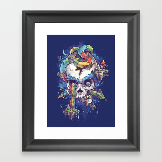 Strangely familiar Framed Art Print