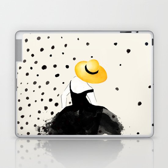 Polka Rain II Laptop & iPad Skin