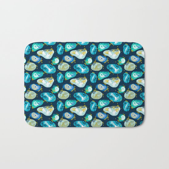 Cephalopods through time Bath Mat