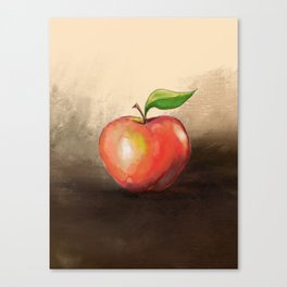 Apple Still Life in Sepia Canvas Print