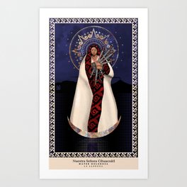 Nuestra Señora Cihuacoátl, Mater Dolorosa, La Llorona Art Print