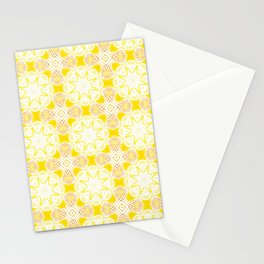 Golden Yellow Read The Fine Prints  Stationery Cards