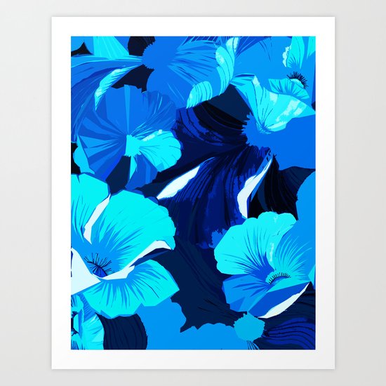Donna's Spring Woodcut Art Print