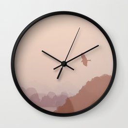 Flying High over Halong Bay Wall Clock | Nature, Landscape 