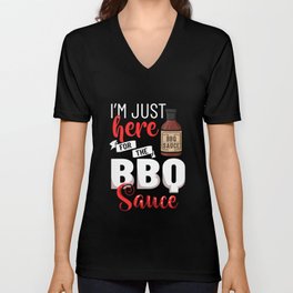 BBQ Sauce Barbeque Recipes Korean Barbecue Keto V Neck T Shirt