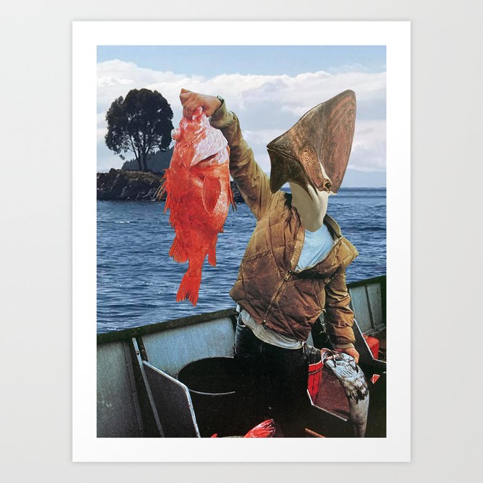 Catch of the Day Art Print