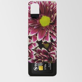 Purple and white daisy flowers. Android Card Case