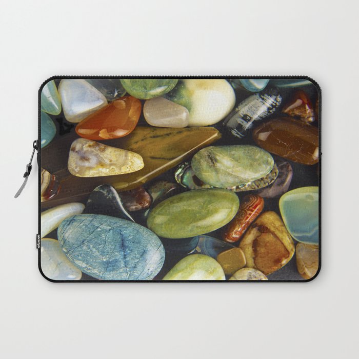 Gems - well actually polished stones...... Laptop Sleeve