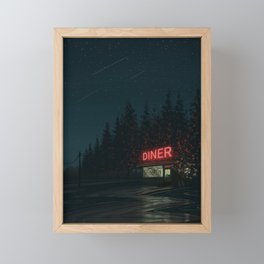 Diner Framed Mini Art Print