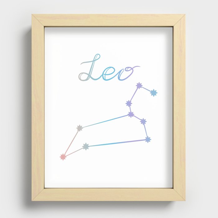 Leo Recessed Framed Print