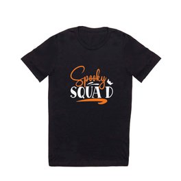 Spooky Squad Cool Halloween Slogan T Shirt