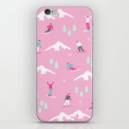 Lady Skiers iPhone Skin