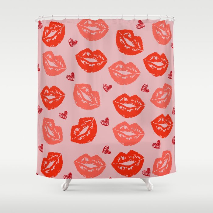  mouth		 Shower Curtain