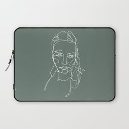 LINE ART FEMALE PORTRAITS IV-III-IV Laptop Sleeve