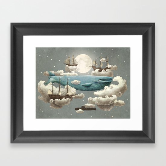 Ocean Meets Sky Framed Art Print