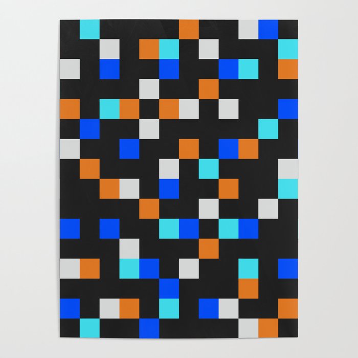 Square Grid III Poster