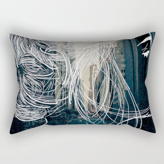 The woman who never sleep Rectangular Pillow