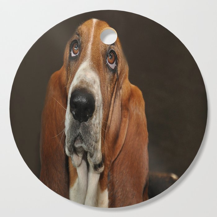 Lost In Thought Basset Hound Dog Cutting Board By Jnccreations