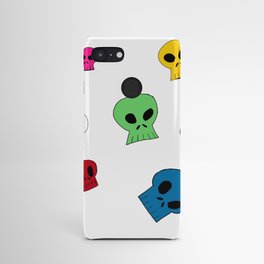 Rainbow skulls Android Case