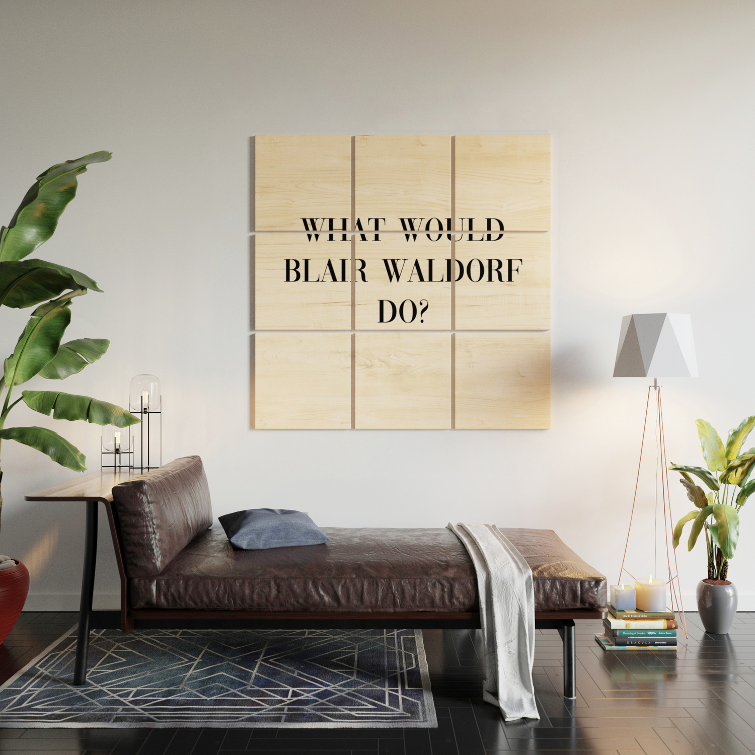 What Would Blair Waldorf Do Wood Wall Art By Typutopia