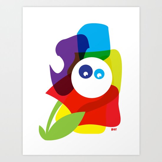 What? Art Print